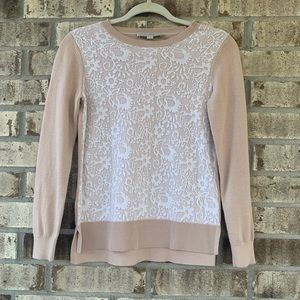 Ann Taylor Loft tan sweater size S